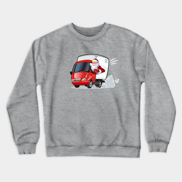 Cartoon truck Crewneck Sweatshirt by Mechanik